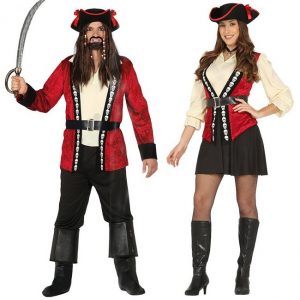 disfraces frikis disfraz de pirata hombre y mujer