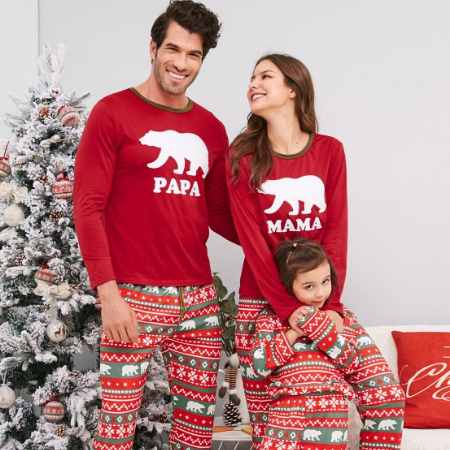 pijamas familiares navideños pijamas para navidad