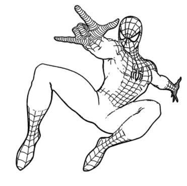 como dibujar a spiderman a lapiz paso a paso