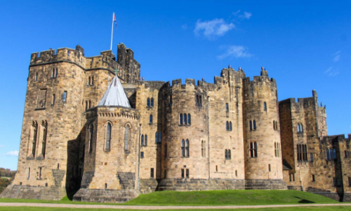 castillo de alnwick castillo de harry potter hogwarts, ¿dónde está ubicado el castillo de hogwarts?
