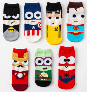 venta de calcetines de superheroes