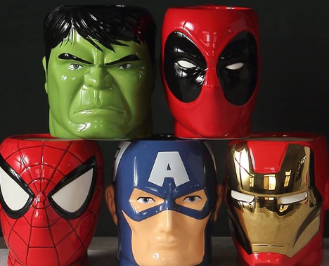 Tus superhéroes favoritos en tazas: ¿Spiderman, Batman o Baby Groot?