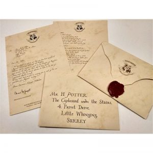 carta de hogwarts personalizada, comprar carta de hogwarts, carta aceptacion hogwarts personalizada, cartas de harry potter