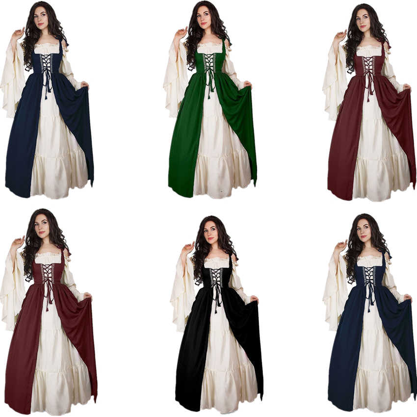 Vestido Medieval Cosplay, moda friki mujer