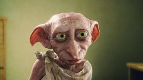 el elfo doméstico Dobby en Harry  Potter