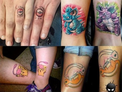 tatuajes pequeños frikis personajes