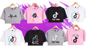 Camisetas Tik Tok variadas, comprar camisetas tiktok baratas para mujer y niñas
