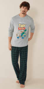 pijamas toy story para adultos varones hombres comprar los mejores modelos y diseños estampados de pijamas toy history
