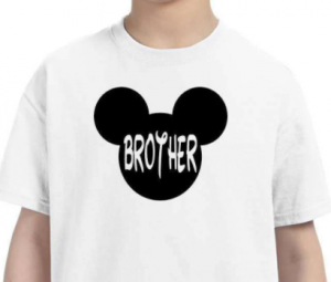 Regalar camisetas de disney para hermanos