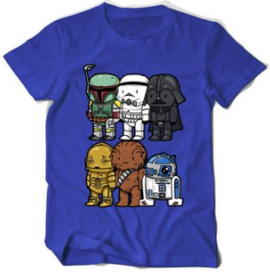 Camisetas infantiles de Star Wars, para niños o niñas