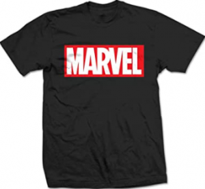 Comprar una camiseta de logo de Marvel es muy fácil